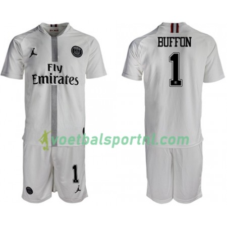 Paris Saint-Germain Buffon 1 Jodan Wit Kind Third Tenue 2018-19